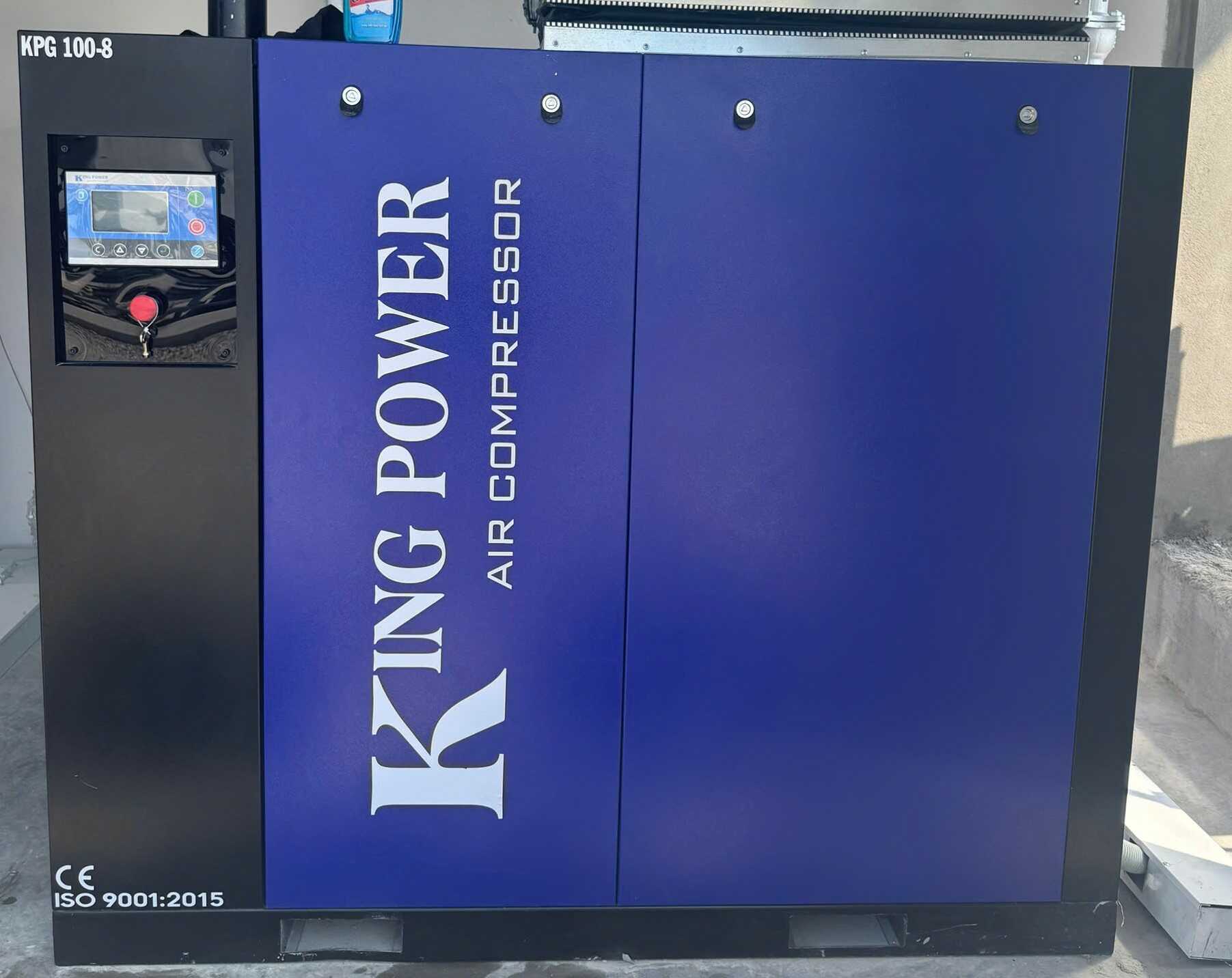 Lắp đặt máy nén khí King Power thực tế 8