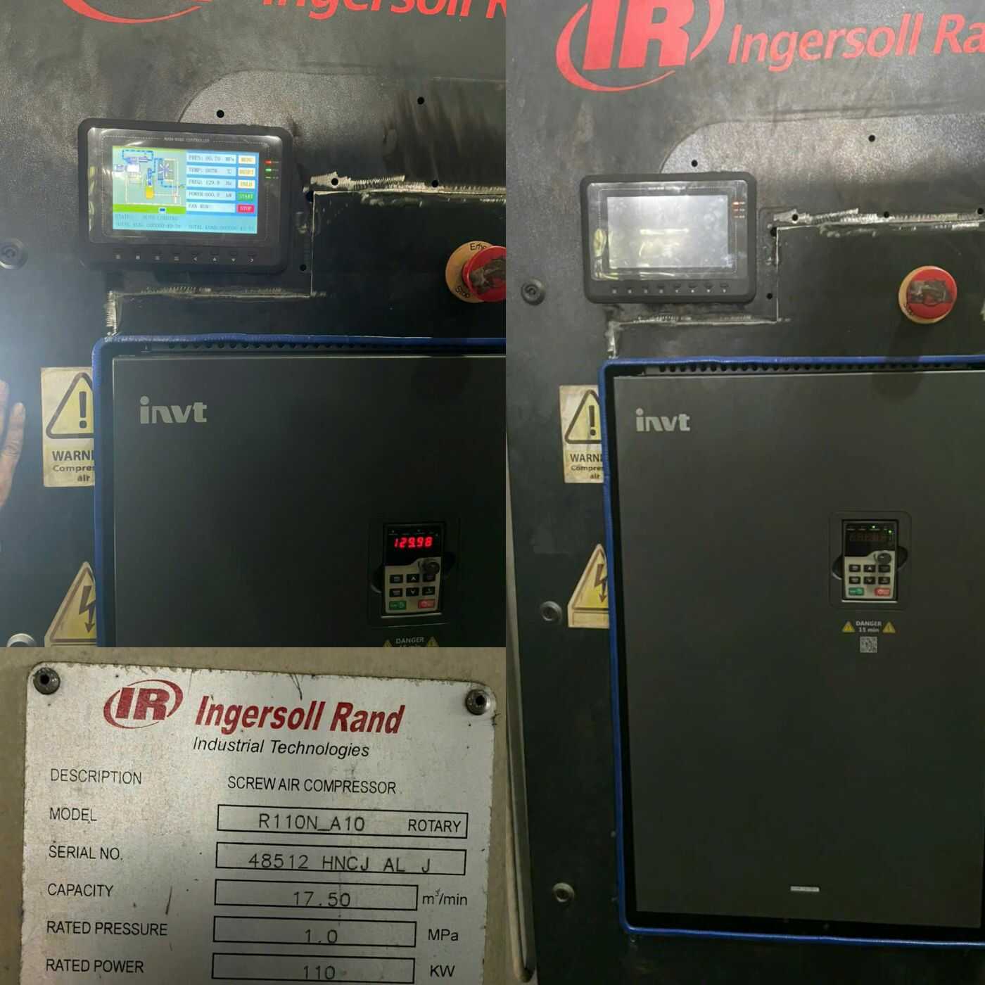 bảng mã lỗi máy nén khí Ingersoll Rand